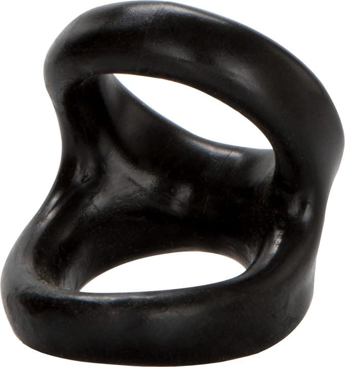 Colt - Snug Tugger - Dubbele Cockring met Scrotumsteun - Zwart