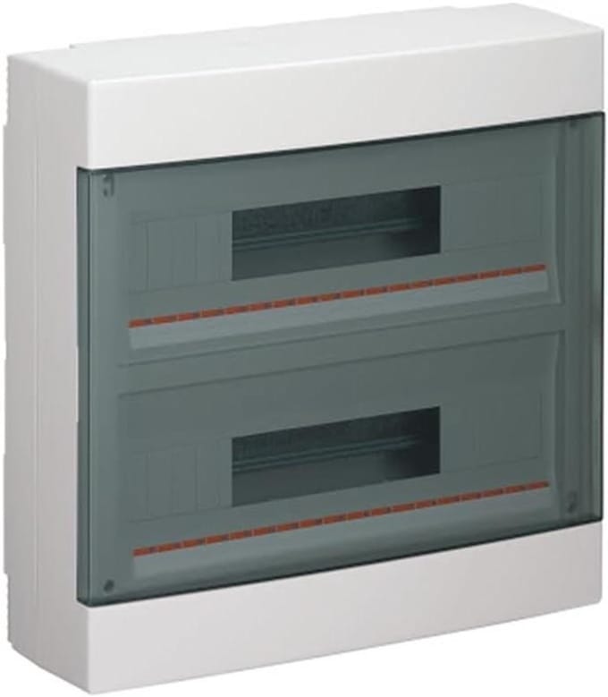 Centrale Wandkast - Elektrokast Deur - Installatie Componenten - IP40 Bescherming - 36 Modules - Grijs