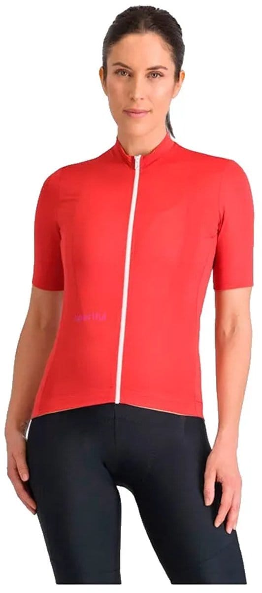 Sportful Classic Korte Mouw Wielertrui Oranje S Vrouw
