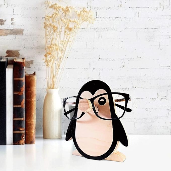 Dieren Brillenhouder Decoratieve Desktop Brillen Display Standaard Rek Decoratie white