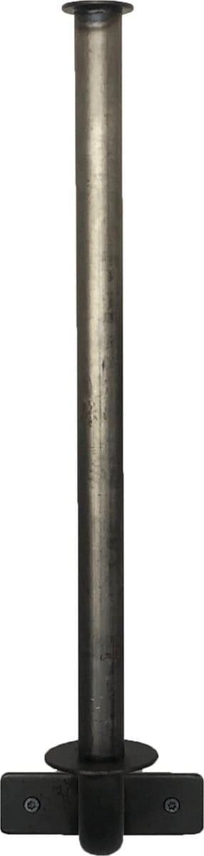 GoudmetHout Stalen Reserverolhouder - Mat Blank - Staal - 38 cm
