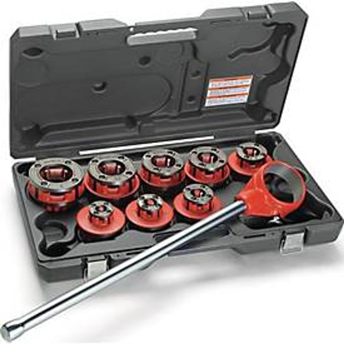 Snijklemset 11-R 1/2,3/4,1 u.1 1/4,1 1/2,2 inch RIDGID