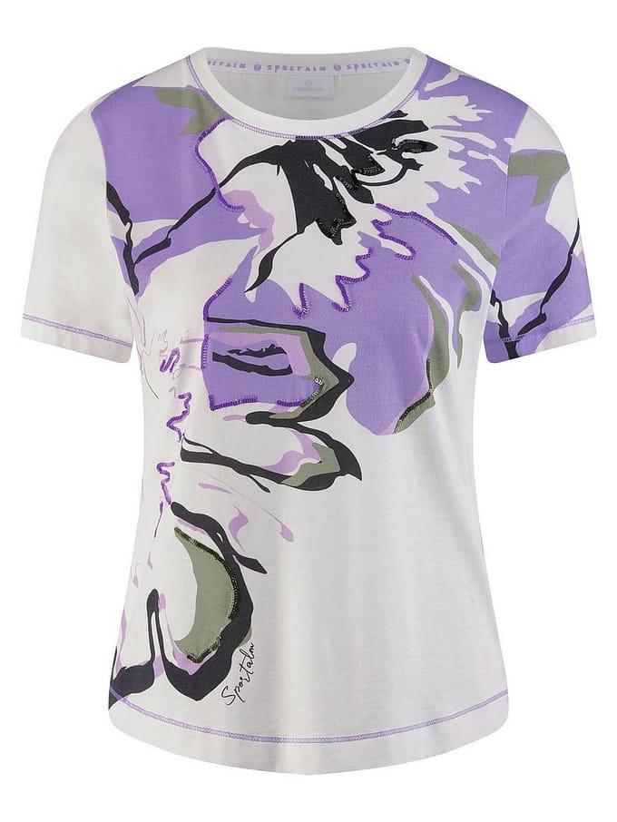 Shirt ronde hals Van Sportalm Kitzbühel wit