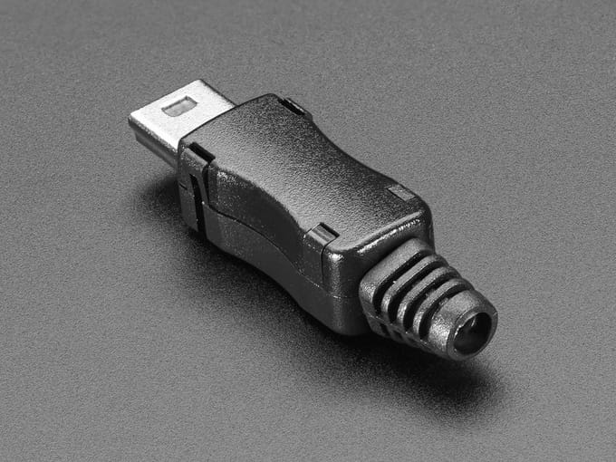 USB DIY Connector Shell - Type Mini-B Plug Adafruit 1389