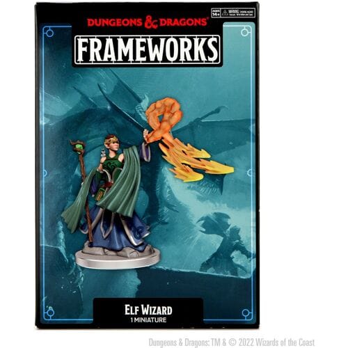 WizKids Dungeons & Dragons Framework Miniature-Elf Wizard (Female) (Diversen) Nieuw