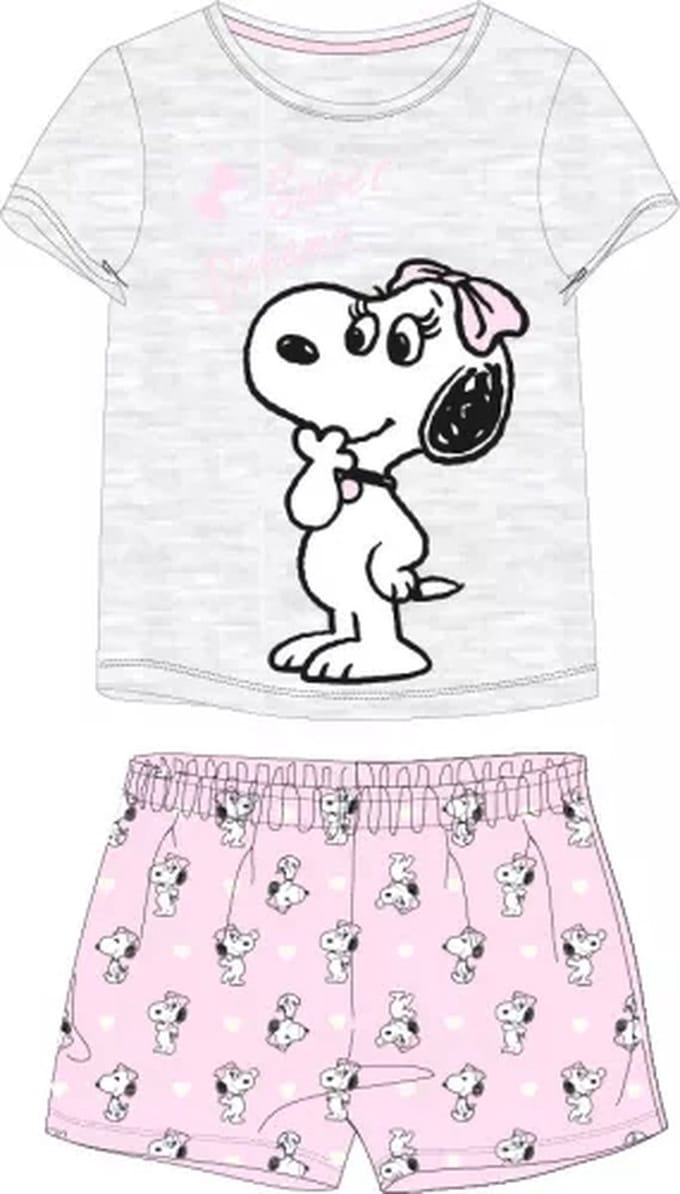 Snoopy kinder shortama / pyjama, maat 98/104