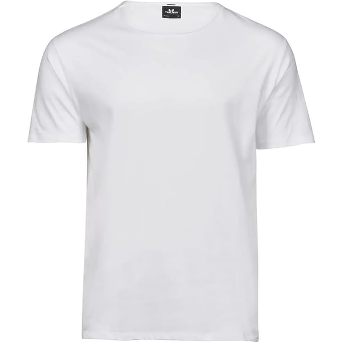 Tee Jays - MenÂ´s Raw-Edge Tee - White maat 3XL