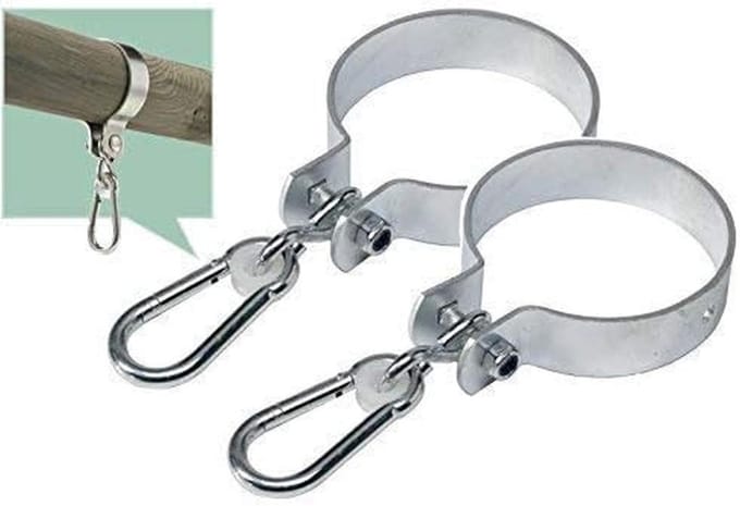 Set van 2 Ronde Haken voor Schommel - Ø 80 mm