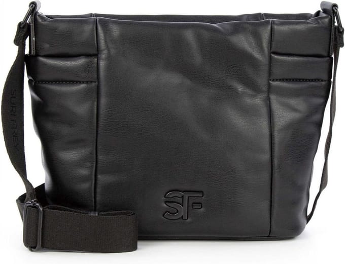 SURI FREY Schoudertas Baggy Handbag With Zipper Black Zwart