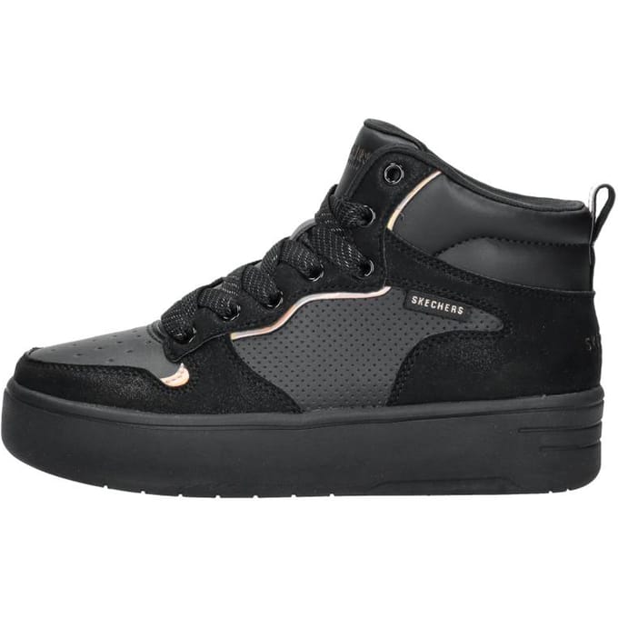 Skechers Court High veterboot Boots - Meisjes - Zwart