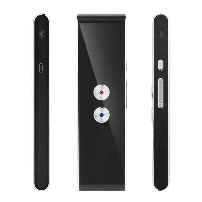 Bluetooth 2.4G Smart Pocket Tolk Intelligente Realtime Spraak Meertalige Vertaler