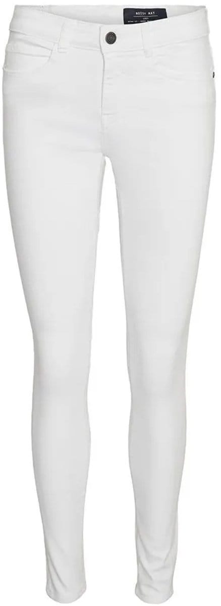 Noisy May Eve Skinny White Lage Taille Jeans Wit 29 / 32 Vrouw