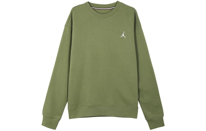 Sweatshirts Jordan Homme Vert Col Rond Modéré Regular M gray