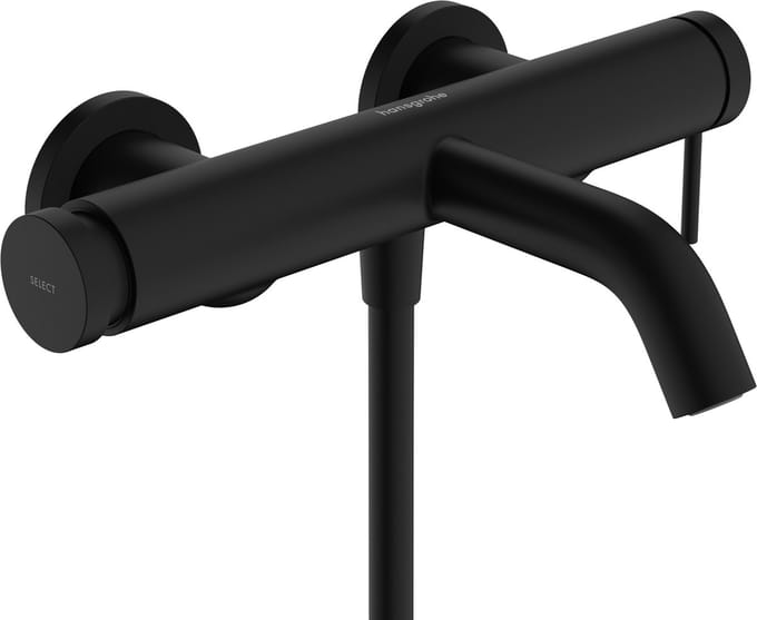hansgrohe Tecturis S - Badmengkraan - Vloergemonteerd - Ééngreeps bediening - Mat Zwart
