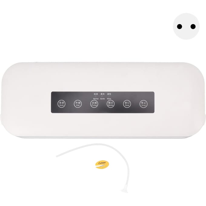 Petit Scelleur Sous Vide Double Usage Sec Humide Détachable Nettoyage Cuisine Plastique Alimentaire Scellage Sous Vide