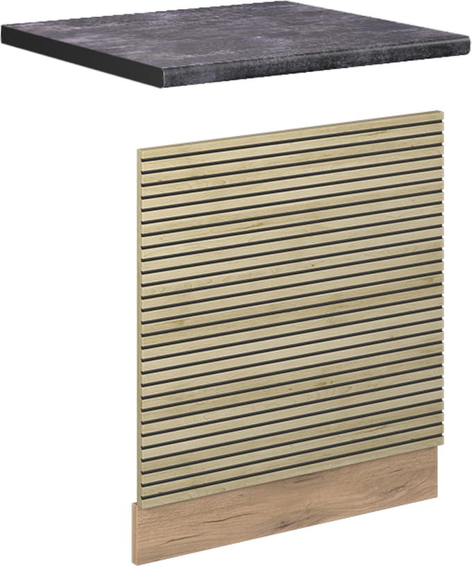 Vicco Fame-Line Frontpaneel – 45 cm, WB Antraciet Eiken paneel