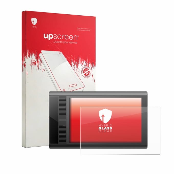 upscreen - Screenprotector voor Ugee M708 - Folie Beschermfolie Beschermglas transparant