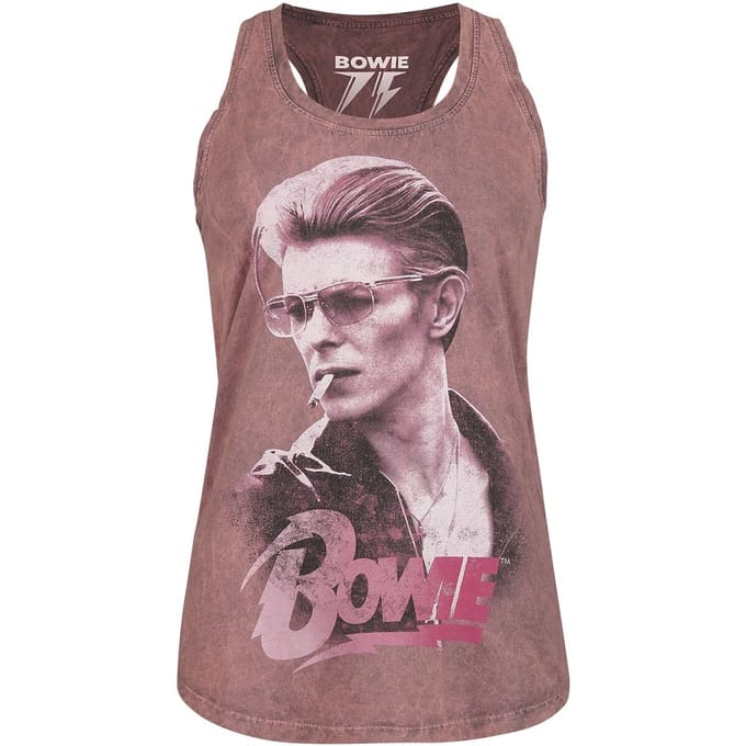 Bowie, David Top - Smoking - S tot XXL - voor Vrouwen - koraal
