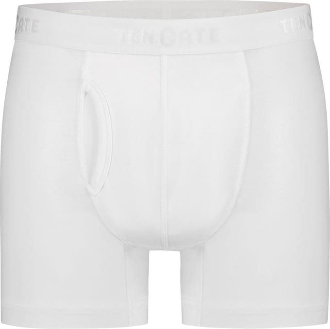 Ten Cate Basics shorts met gulp wit 2-pack voor Heren | Maat M