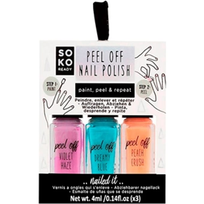 SOKO Peel Off nagellak - 3 kleuren