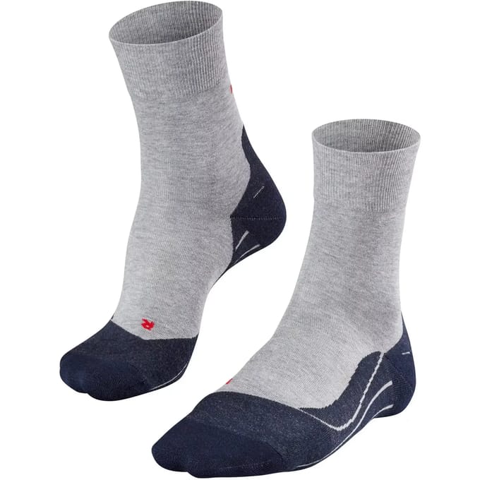 FALKE RU4 anti-blaar katoen functioneel materiaal hardloopsokken heren grijs - maat 44-45