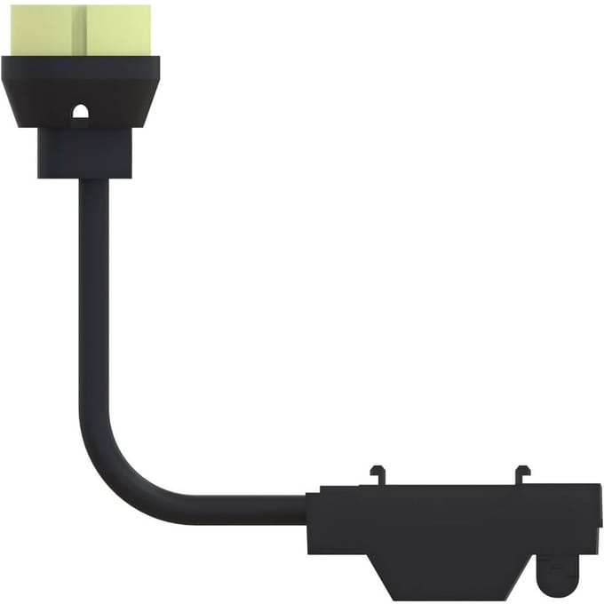 PRIOS-lamphouder Orvoll, Ø 3 cm, GU10-fitting, zwart