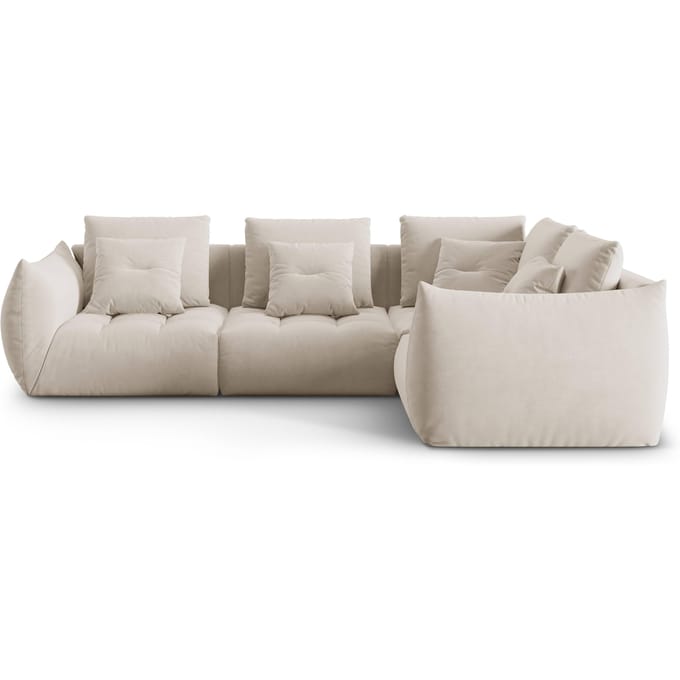 Hoekbank Bloom rechts 3-zits velvet | Micadoni