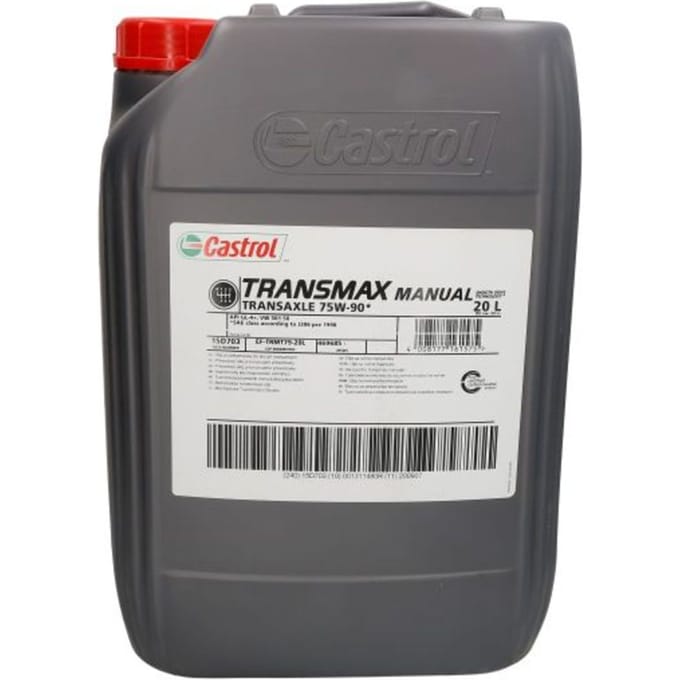Transmissie olie CASTROL 15D703 Trans Manual TR 75W90 20L