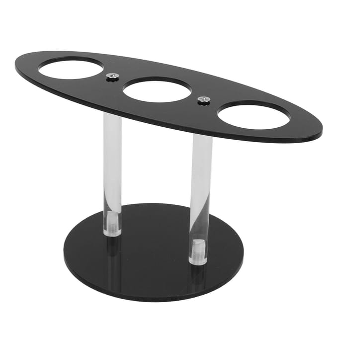 IJshoorntjeshouder Standaard Acryl 3 Gaten Handrol Sushi Display Standaard voor Feest Bruiloft white