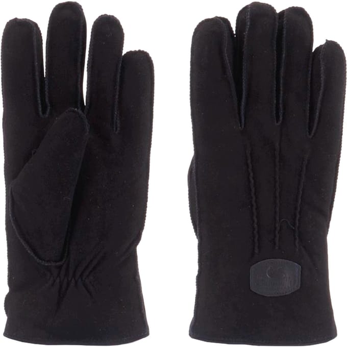 Warmbat - Maat S - Goat Heren Handschoenen - Zwart