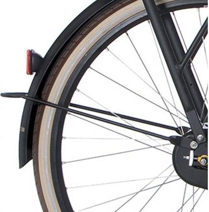 Cortina Spatbordstang achter 28 E-U4 jet black matt