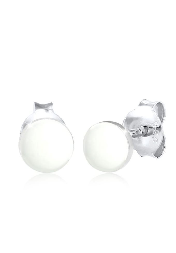 Elli - Oorbellen - Dames Cirkel Basis Geo in 925 Sterling Zilver - Dames
