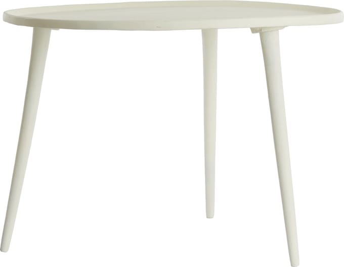 Light & Living Ronde Bijzettafel Babina 59cm - Crème
