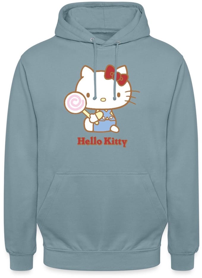 Hello Kitty Met Een Lollipop Hoodie Unisex