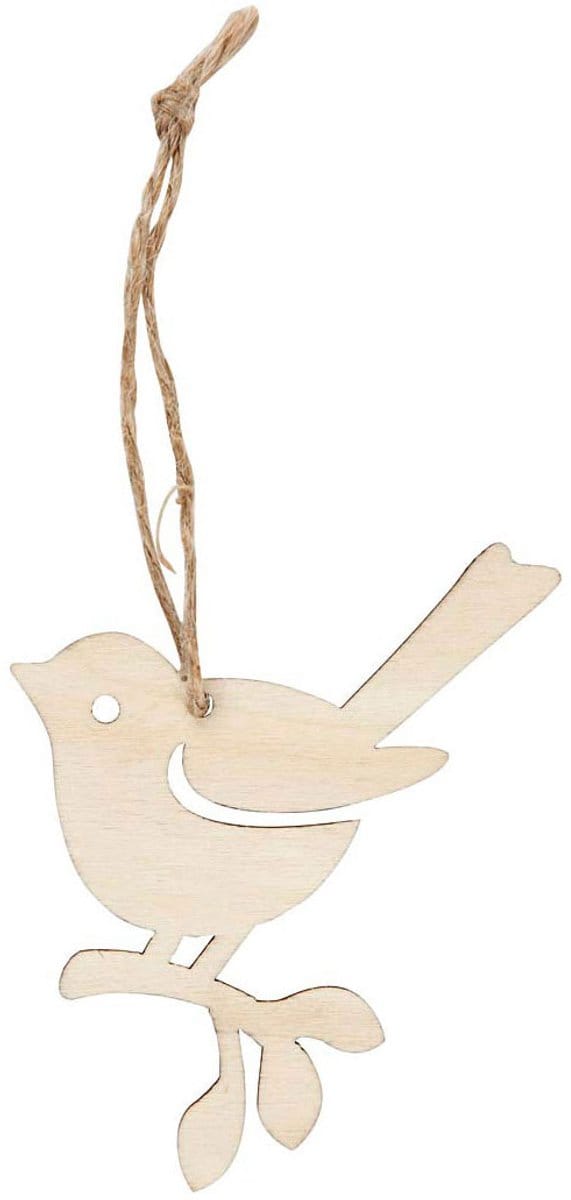 Creativ Company Wooden Hanger Bird 9cm
