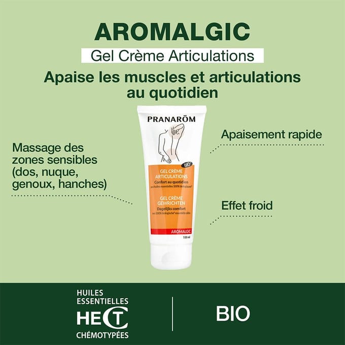 Pranarom - Gel Crème - Gewrichten & Spieren - Bio - 100 ml