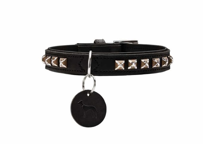 Hunter Hondenhalsband Larvik Style Zwart Maat 45