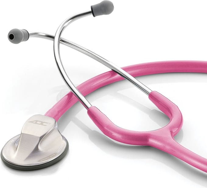Adscope® 615 Platinum Clinician Stethoscoop Metallic Raspberry