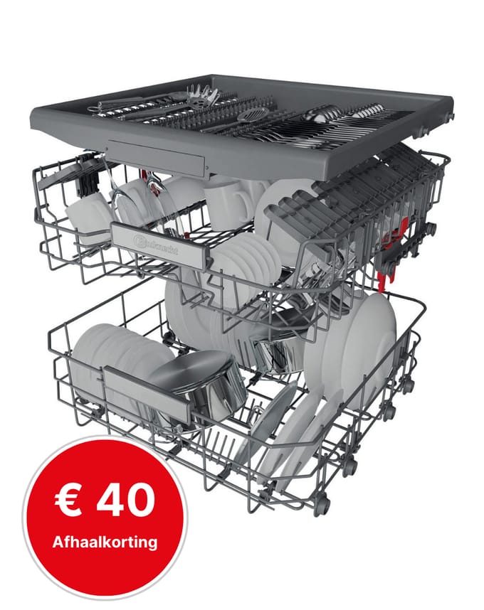 Bauknecht B0I D541A S | inbouw vaatwasser | 60 cm | ActiveDry