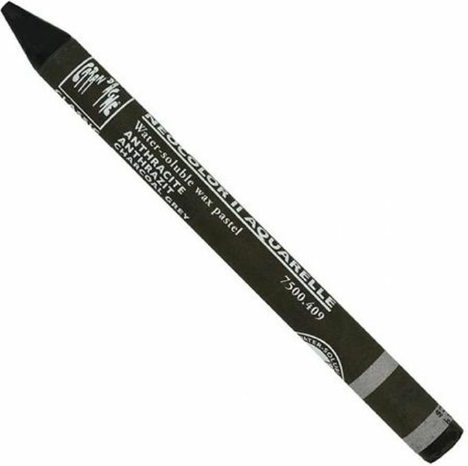 Caran d´Ache Neocolor II Aquarelkrijt | Antraciet (409)