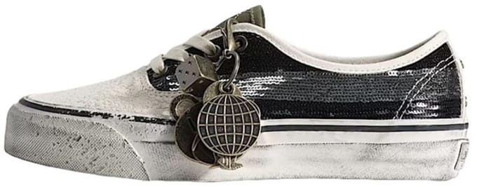 Vans Premium Authentic La Habana Black White - Maat 38