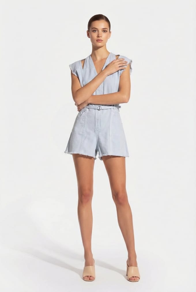IRO Paris Cassia Light Blue Taglia: 36 | Tute Outlet | Donna | Blu