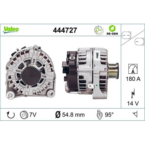 Dynamo / Alternator VALEO RE-GEN REMANUFACTURED VALEO 444727