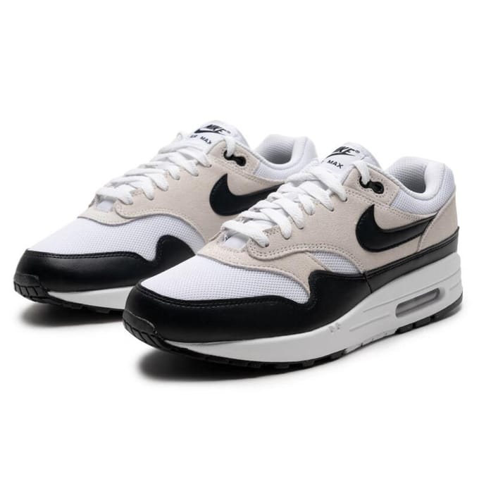 Nike Air Max 1 Essential Wit Zwart Heren Sneakers Summit-White FZ5808-101 45 gray