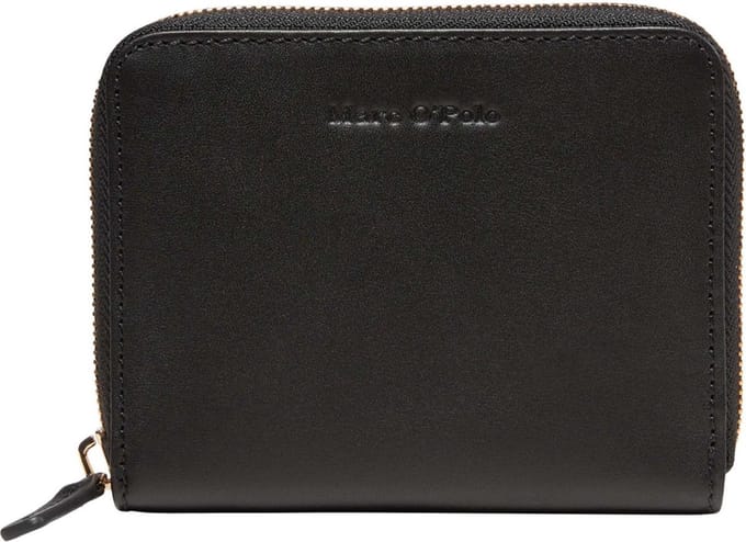 Marc O'Polo Portemonnee Ellis Zip Wallet Black Zwart