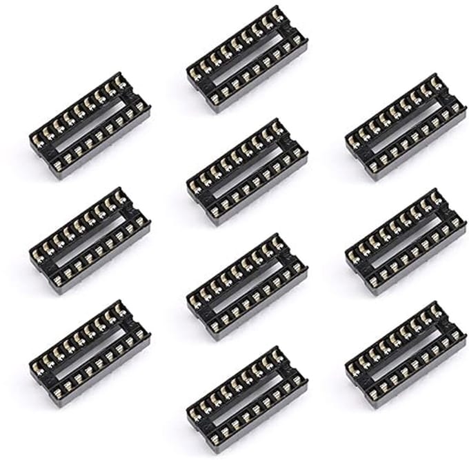 DIP-18 IC-Voet (Socket) – 10 stuks