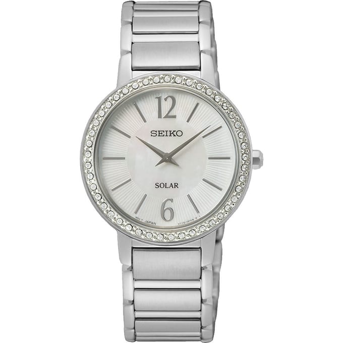 Seiko  Dames Horloge Zilverkleurig SUP467P1