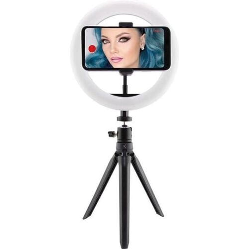 KSIX Live Studio LED Ring met Tripod 14W-Zwart (Diversen) Nieuw