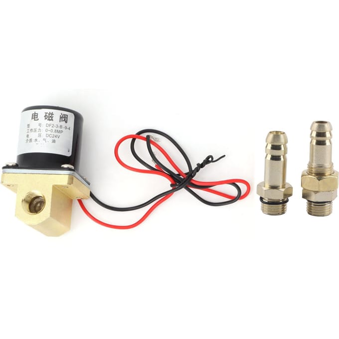 Lasmachine Magneetventiel 0~0,8mpa voor Water Gas Aron CO2 G1/8  (DC24V)