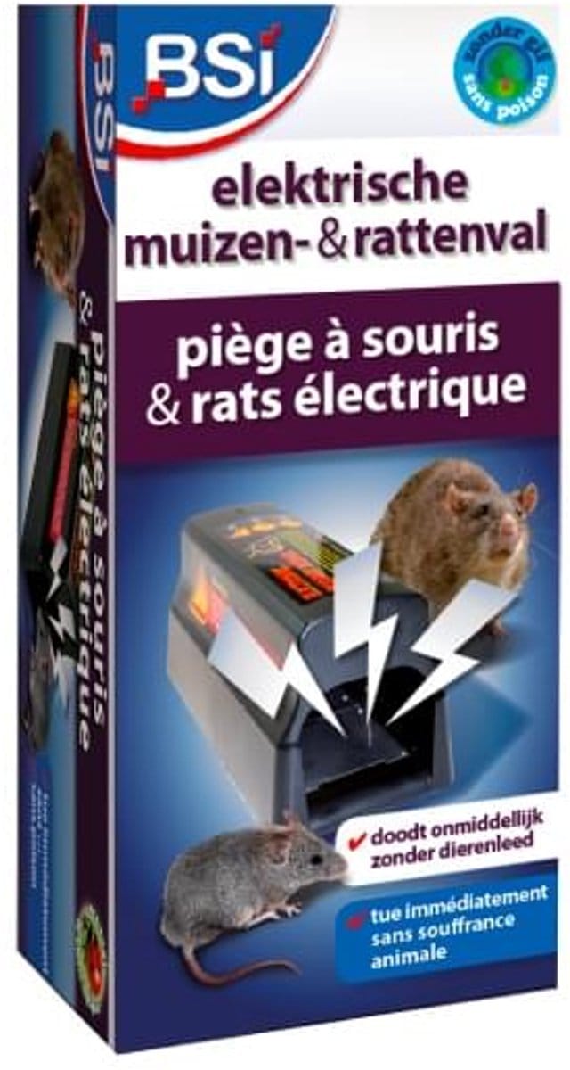BSI Elektrische Muizen & Rattenval - Effectieve Rattenval